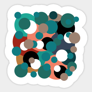 Pop Art Circles Sticker